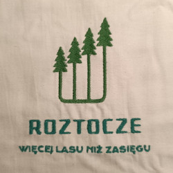 Fartuch bawełniany "Roztocze, więcej lasu niż zasięgu"