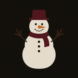 Torba bawełniana "Zimowy Bałwanek"