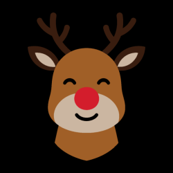 Torba bawełniana "Wesoły Świąteczny Renifer"