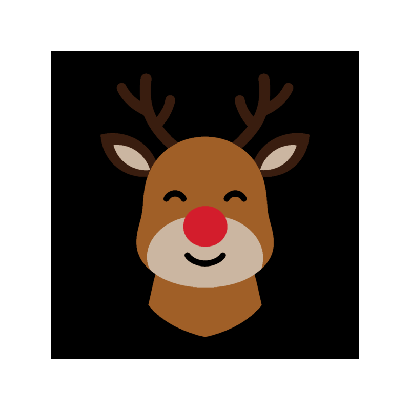 Torba bawełniana "Wesoły Świąteczny Renifer"