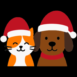 Torba bawełniana "Świąteczny Duet Zwierzaków"