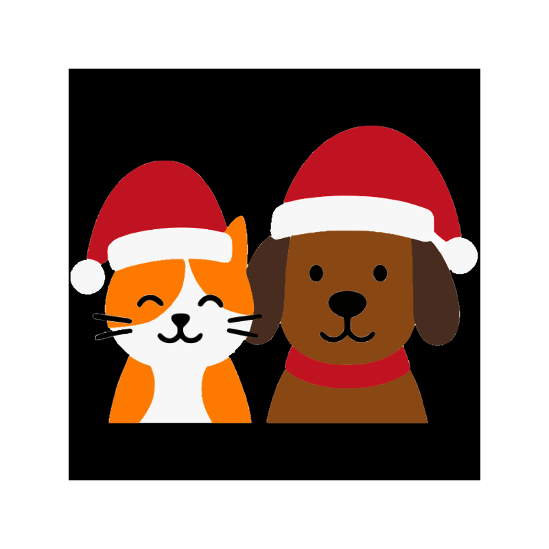 Torba bawełniana "Świąteczny Duet Zwierzaków"