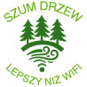 Fartuch bawełniany "Szum drzew lepszy niż wifi"