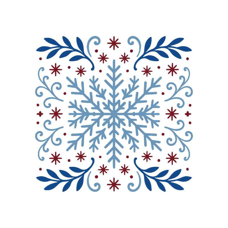 Torba bawełniana "Śnieżna Arabeska"