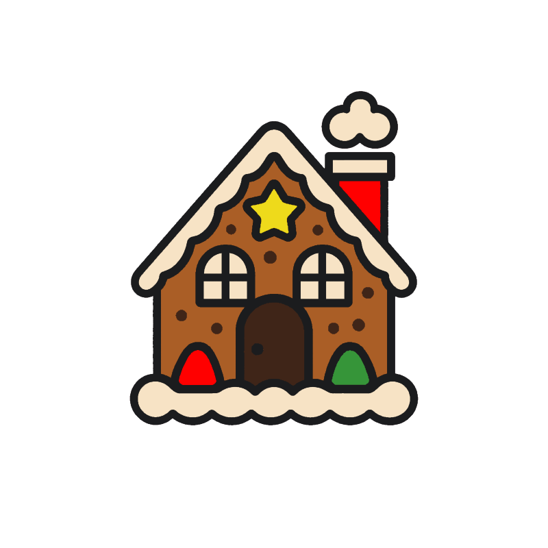 Torba bawełniana "Piernikowa chatka"